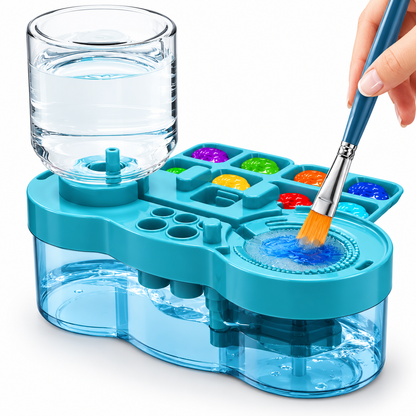 Limpiador de Brochas con Depósito de Agua